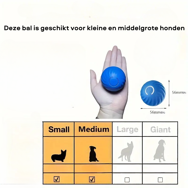 FunBall™ - Automatisch rollende bal voor zelfstandig speelplezier