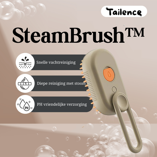 SteamBrush™️ | Voor een glanzende vacht en gezonde huid