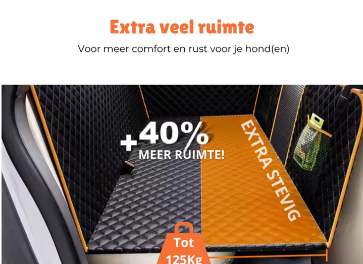 CleanRide Pets Premium | Voor een Schone Achterbank, elke rit weer!